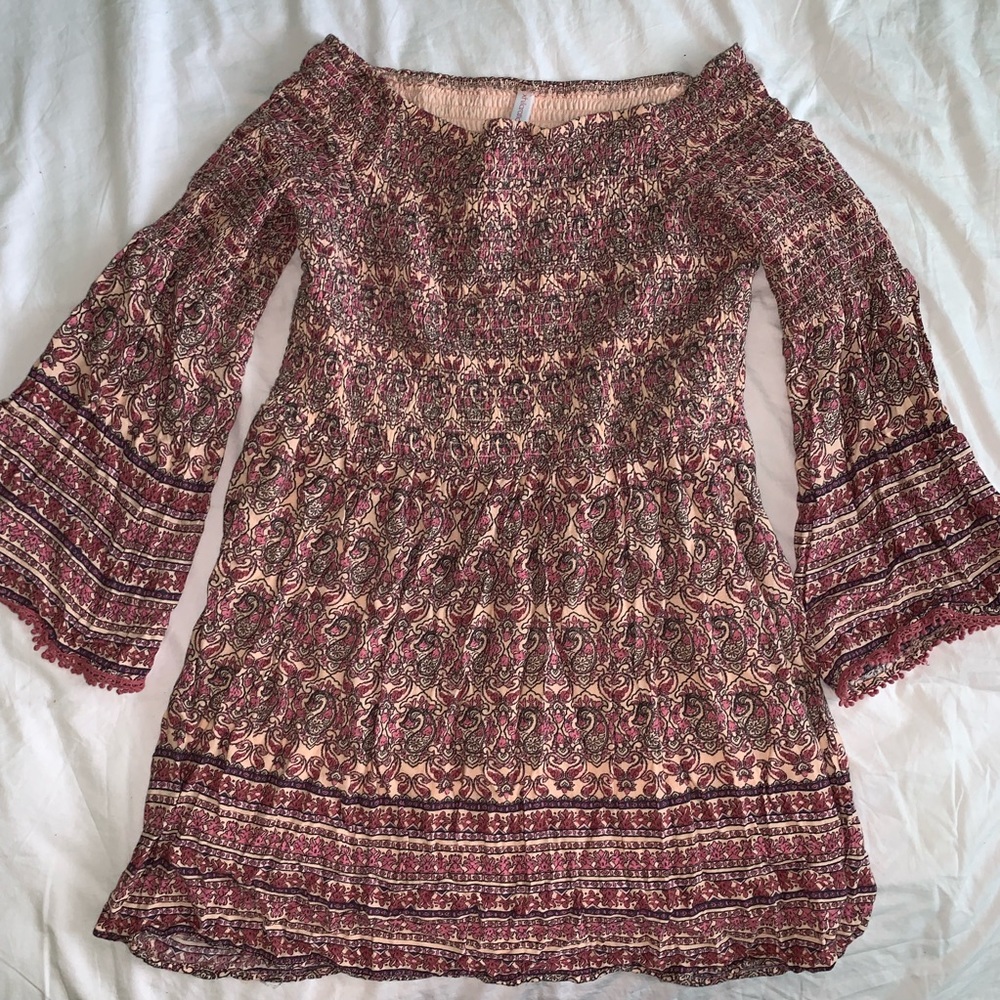 Xhilaration off the shoulder fit and flare dress
